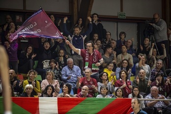Desde febrero de 2020, la afición ha brillado por su ausencia en Maloste. (Aritz LOIOLA / FOKU)