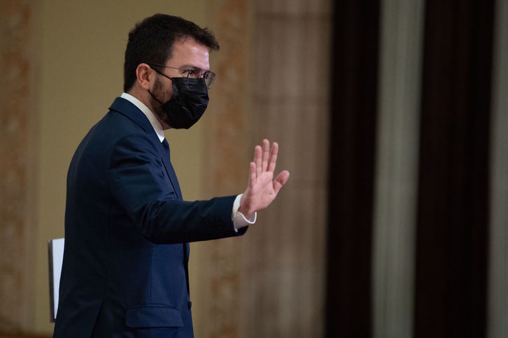 Pere Aragonès, nuevo president de Catalunya. (Josep LAGO / AFP)