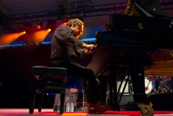 Chano Domínguez, en 2014 en el Festival de Jazz de Gasteiz (Raul BOGAJO | FOKU)