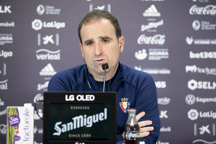 Arrasate ha reivindicado el gen competitivo de su escuadra hasta la última jornada. (OSASUNA)