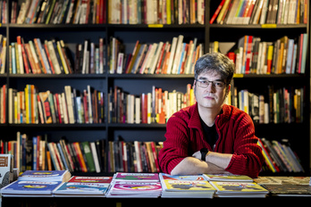 Fernando Tarancón, editor de Astiberri, recuerda que «esta aventura nació por puro desconocimiento, por uno de esos típicos ‘arrebatos’ tan bilbotarras». (Jaizki FONTANEDA | FOKU)