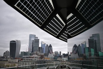 La City de Londres, una de las principales áreas de negocios en las que las multinacionales eluden el pago de impuestos. (Justin TALLIS | AFP) 
