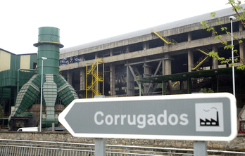 La planta de Corrugados Azpeitia. (Gorka RUBIO | FOKU)