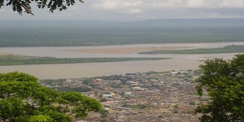 Río Níger a su paso por Nigeria. 