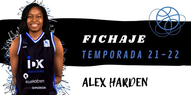 Alex Harden, una jugadora que recala en el seno de IDK Euskotren para aportar puntos. (IDK)