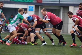 Gernika Errugbi Taldearen norgehiagoka bat. (FERUGBY)