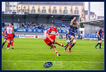 Biarritz se ha impuesto por la mínima en el campo del Vannes. (@RugbyClubVannes)