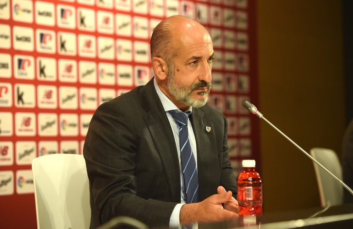 Aitor Elizegi, presidente del Athletic. (Monika DEL VALLE / FOKU)