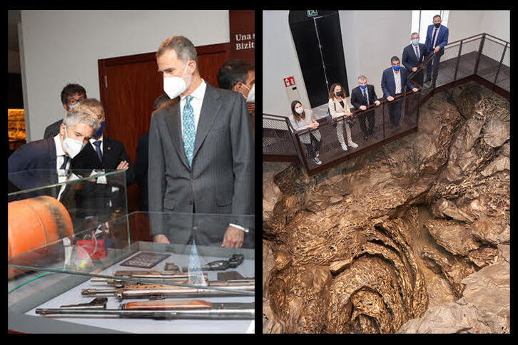 Inauguraciones del MCMVT en Gasteiz y de "Hondalea" en Donostia