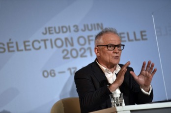 Thierry Frémaux, delegado general del certamen en su comparerencia ante la prensa. (Stephane DE SAKUTIN | AFP)