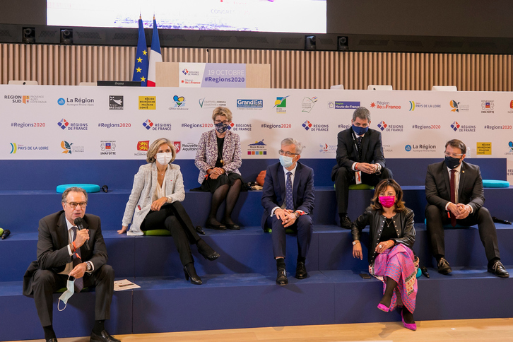 Encuentro entre algunos de los presidentes de las diferentes regiones del Estado francés. (REGIONS DE FRANCE)
