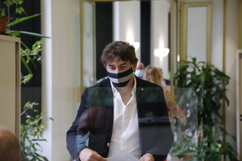 Eneko Andueza, parlamentario y líder del PSE en Gipuzkoa.        (Endika PORTILLO I FOKU)