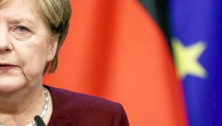 Angela Merkel, espiatu dutenetako bat.