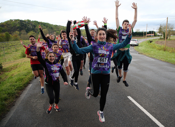 La Korrika en Soule en avril 2019. © Bob EDME