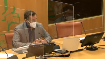 El presidente de la Comisión de Salud, Kerman Obergozo.