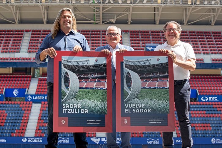 Presentación de la nueva campaña de socios de Osasuna para la temporada 2021-2022. (@CAOsasuna)