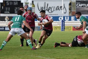 Iker Olaeta en el partido decisivo frente al Independiente. (FERUGBY)