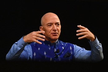 El patrón de Amazon, Jeff Bezos, uno de los más ricos y uno de los que menos impuestos paga en EEUU. (Sajjad HUSSAIN | AFP)
