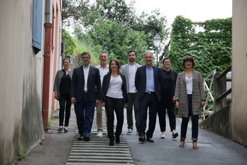 Les candidats socialistes espèrent une future majorité de gauche "pour rompre avec le Modem qui n’est rien d’autre que la version territoriale, basco-béarnaise de LaRem". © DR. 