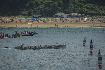 Zierbenak iaz Ligako estropada irabazi zuen Ondarroan (Aritz LOIOLA / FOKU)