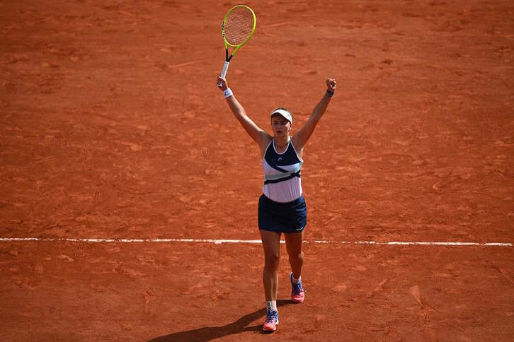 Barbora Krejcikova se ha hecho con su primer Grand Slam en París. (Anne-Christine POUJOULAT/AFP) 