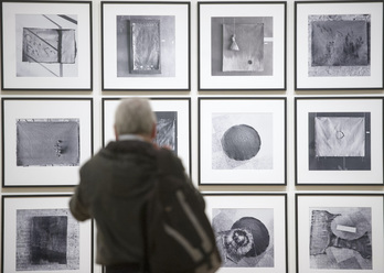 Yoko Onori buruzko atzera begirako erakusketa Guggenheim Museoan, 2014an. (Marisol RAMIREZ/FOKU) 