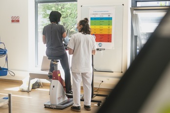 L'échelle de Borg est un outil qui permet d'évaluer l'effort durant l'exercice. © Guillaume FAUVEAU