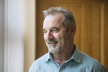 Mikel Hiribarren est devenu le premier maire abertzale d'Itxassou après sa victoire au second tour des élections municipales de 2020. © Guillaume FAUVEAU