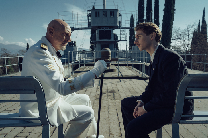 D’Annunzio (Sergio Castellitto) y Comini (Francesco Patanè). (NAIZ)