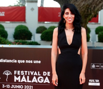 La directora de cine en el photocall del Festival de Málaga. (Álex ZEA-FESTIVAL DE MÁLAGA)