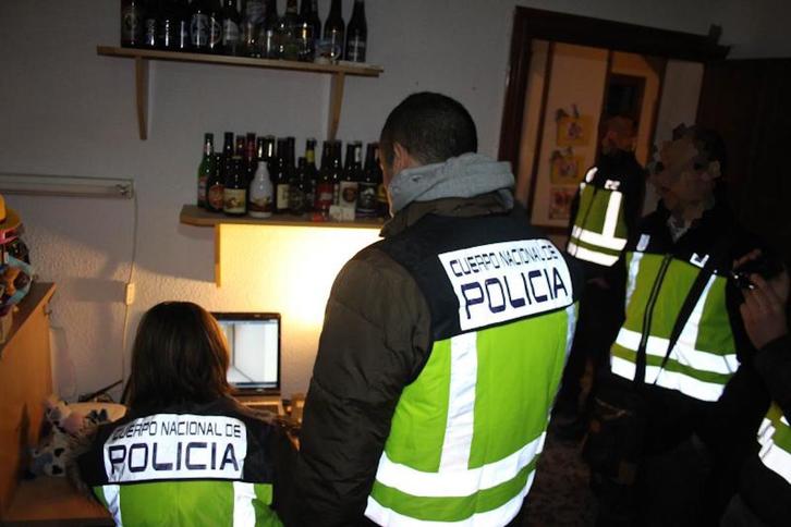 Imagen de la operación difundida por la Delegación del Gobierno español. (MINISTERIO DEL INTERIOR)