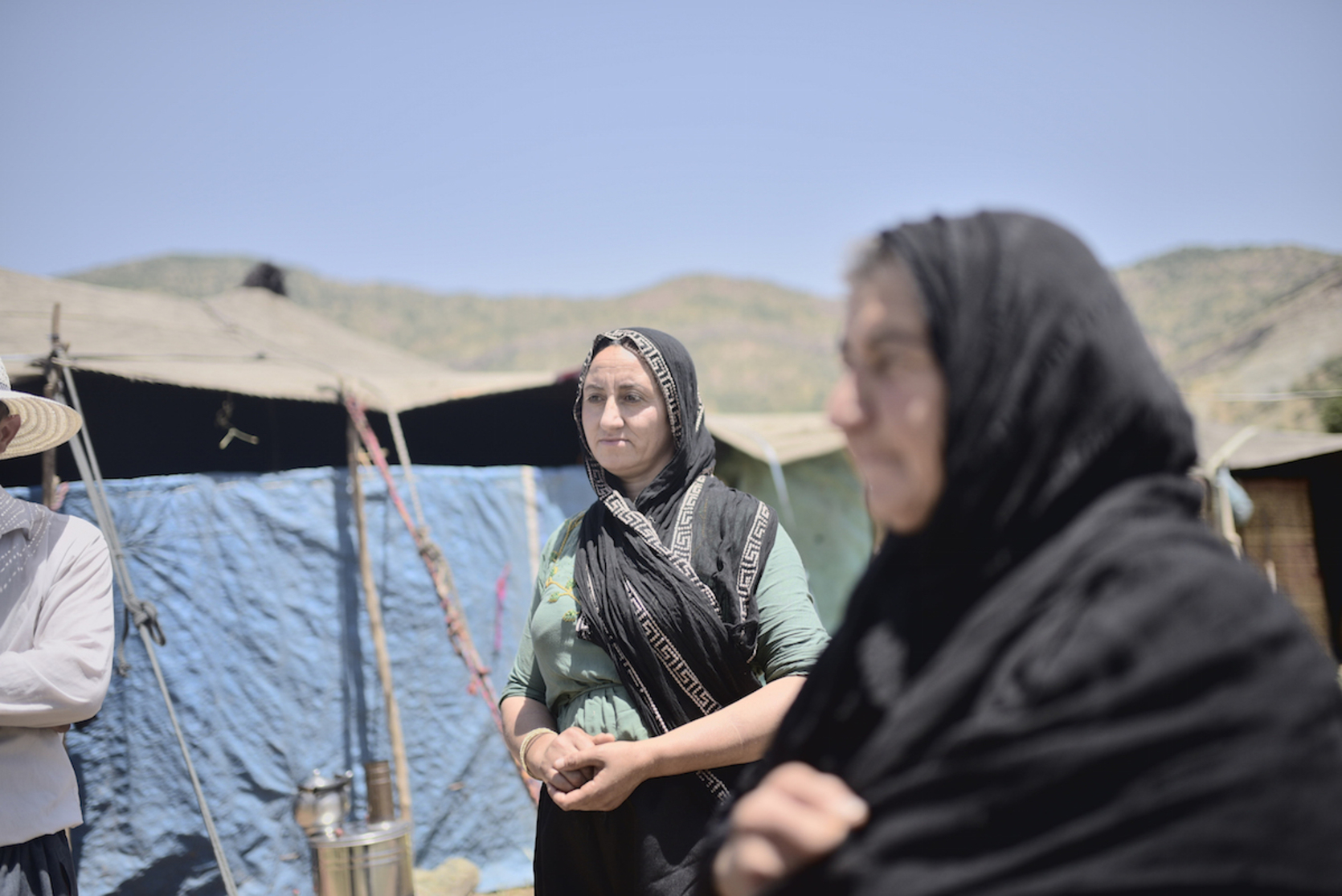Dos de entre los últimos nómadas que quedan en las montañas Qandil (Andoni LUBAKI)