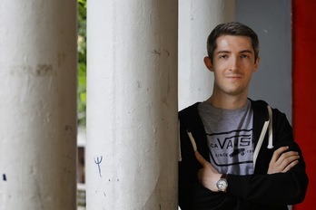 Asier Odriozola Otamendi, XIX eta XX. mendeen arteko euskal operaren inguruko tesiaren egilea. (Maialen ANDRES/FOKU)