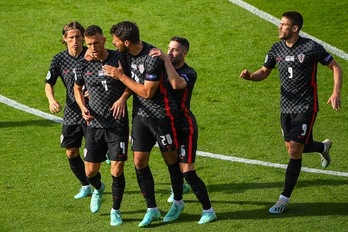 Croacia ha podido tomar aire tras el empate arrancado con el gol de Perišić. (Andy BUCHANAN / AFP PHOTO)