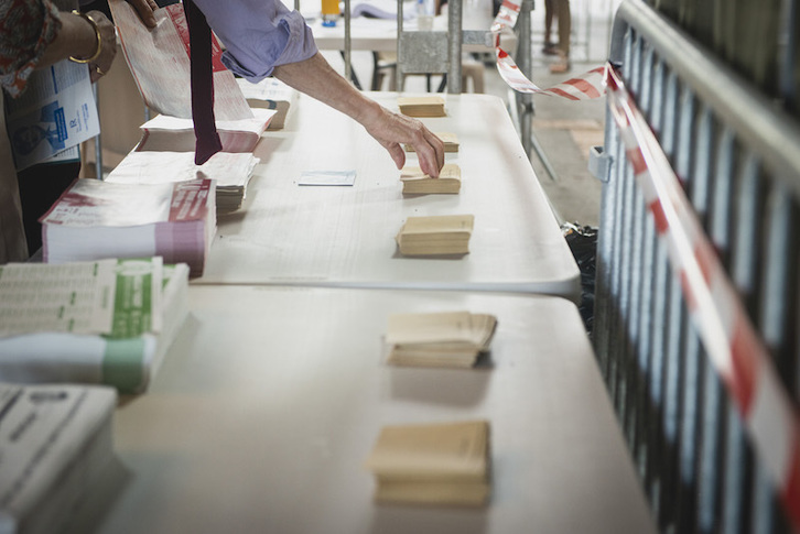 Hautesleku bat atzoko hitzorduan. (Gillaume Fauveau) 