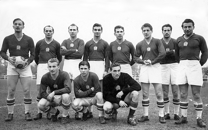 Imagen de la legendaria selección húngara de los años 50.