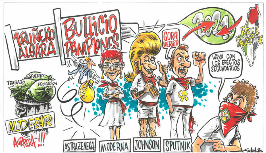 Pancarta de El Bullicio.
