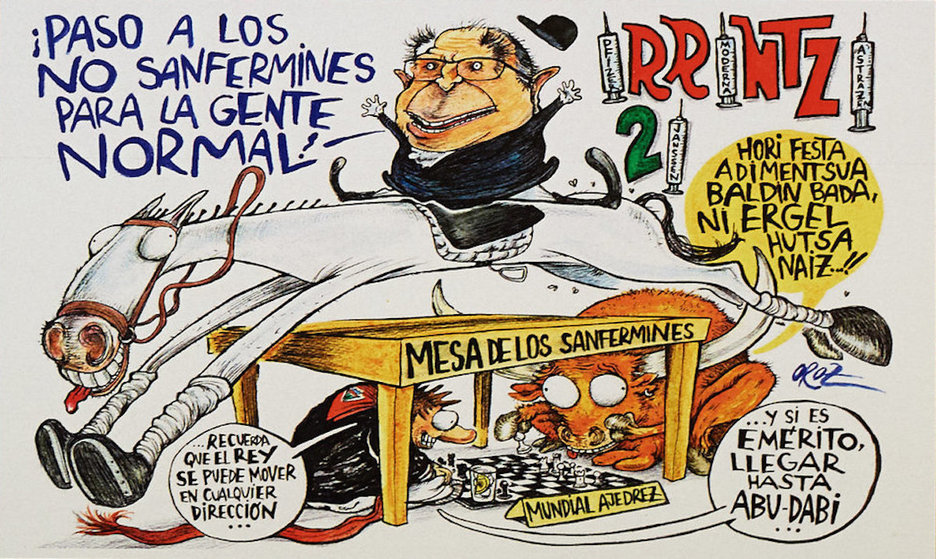 Pancarta de Irrintzi.