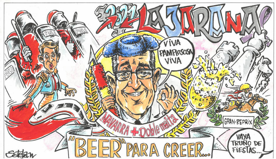 Pancarta de La Jarana.