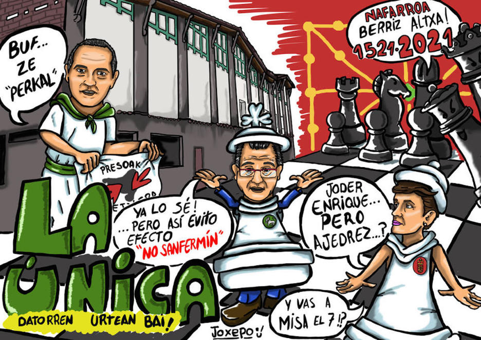 Pancarta de La Única.