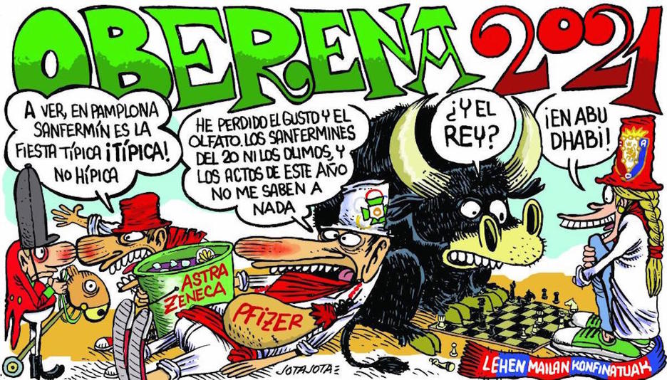 Pancarta de Oberena.