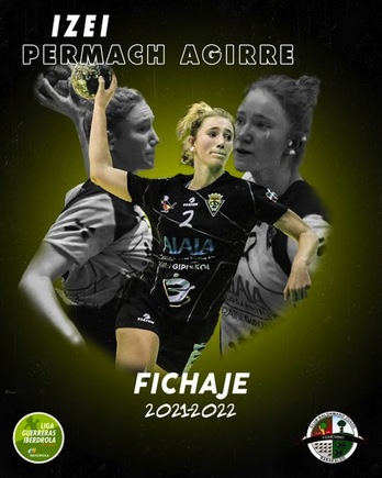 La pivote Izei Permach, nueva jugadora de Zuazo. (ZUAZO)