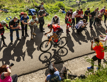 Pello Bilbao, aurtengo Euskal Herriko Itzuliko azken etapan. (Jaizki FONTANEDA / FOKU)