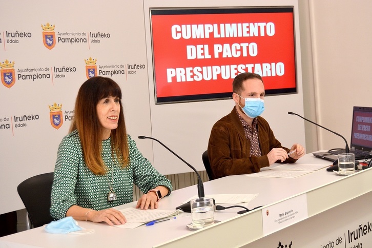 Esporrín dando cuenta del cumplimiento de su acuerdo con Maya. (EP)