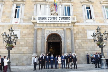 El Tribunal de Cuentas español reclama 5,4 millones de euros a 34 excargos de la Generalitat de Catalunya; entre ellos, a Oriol Junqueras. (Josep LAGO | AFP)