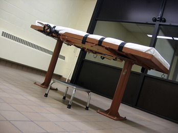 Sala de ejecución en una cárcel de EEUU. (CAROLINE GROUSSAIN / AFP)