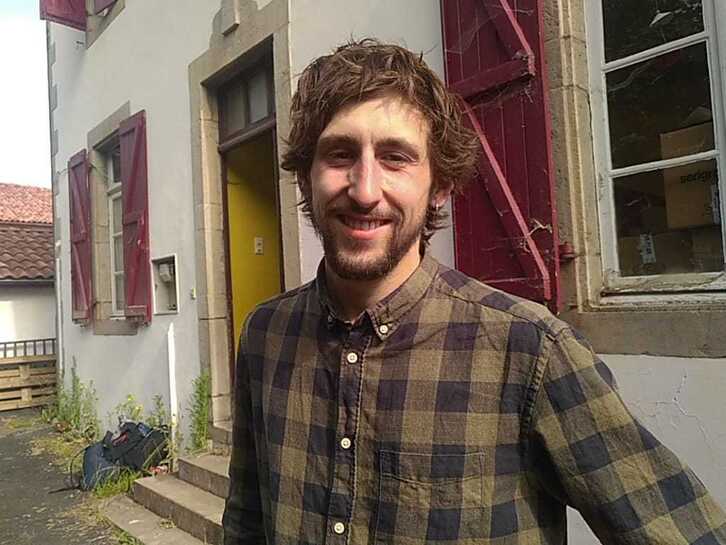 Julen Ollarburu EHZ jaialdiko antolatzailea. (NAIZ)