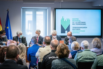 Presentación del volumen, con la presencia del ministro Fernando Grande-Marlaska. (Endika PORTILLO/EUROPA PRESS)