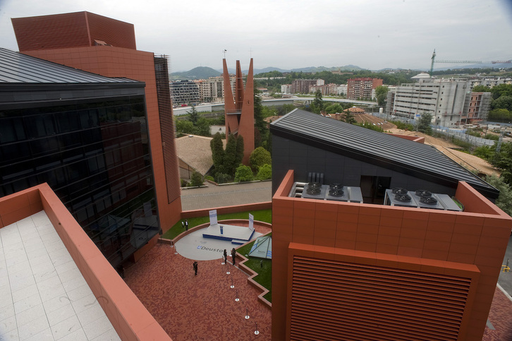Edificio del campus de la Universidad de Deusto en Donostia. (Juan Carlos RUIZ/FOKU)