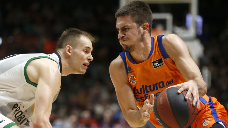 Marinkovic ha militado en el Valencia Basket las dos últimas temporadas. (ACB)